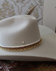 Gold Stone Hat PIn