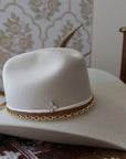 Stone Flower Hat Pin