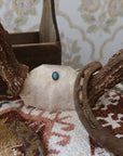 Small Silver And Turqouise Hat Pin