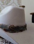 Multi Colored With Speckles Feather Band