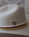 Silver Playing Cards Hat Pin