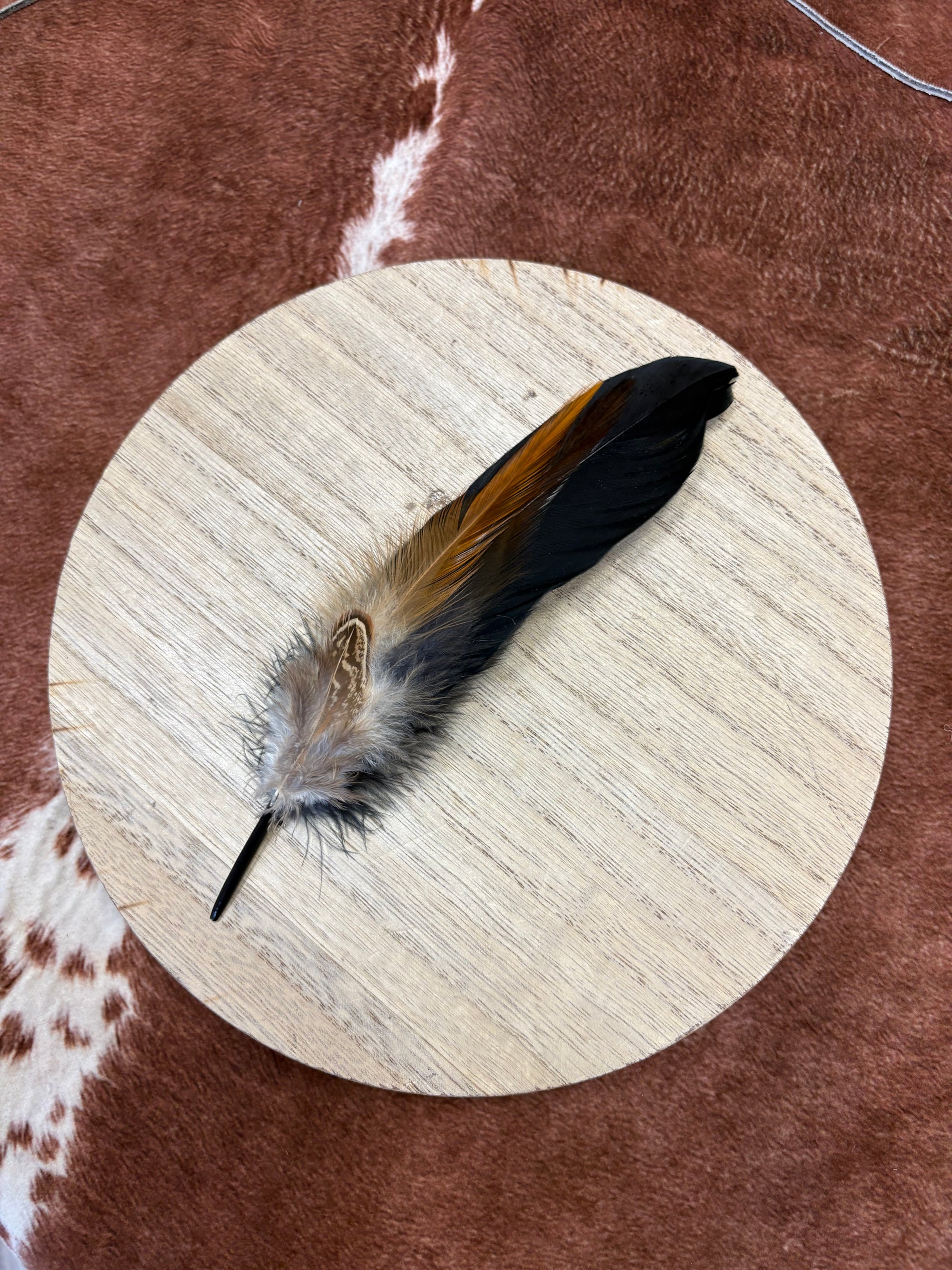 Black with Neutrals Feather Bundle