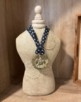 Horse Pendant with Polka Dot Scarf