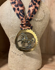 Horse with Cheetah Scarf