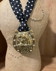 Brufen Pendant with Polka Dot Scarf