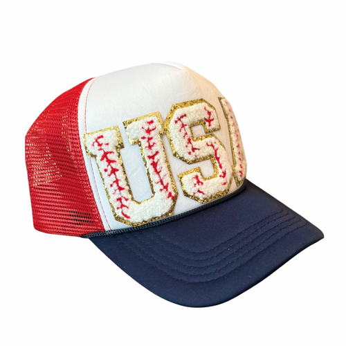 USA Patched Trucker Hat