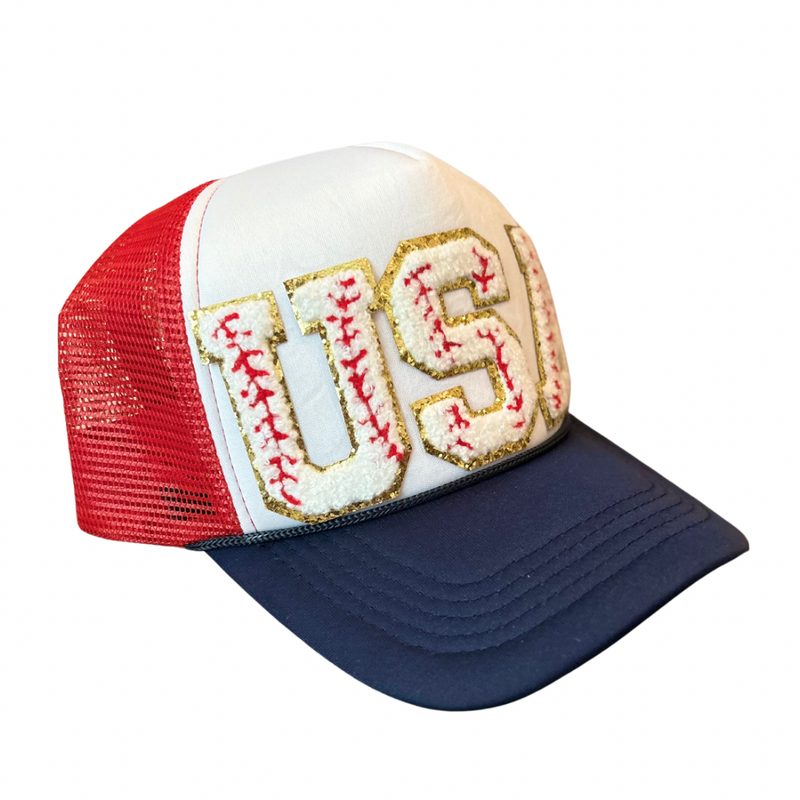 USA Patched Trucker Hat