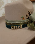 Thin Gold Beaded Hat Chain