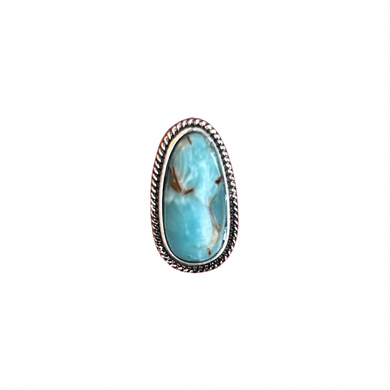 Turquoise Oval Hat Pin