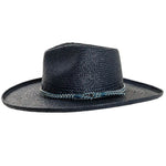 Hampton Pencil Brim Straw (Navy)