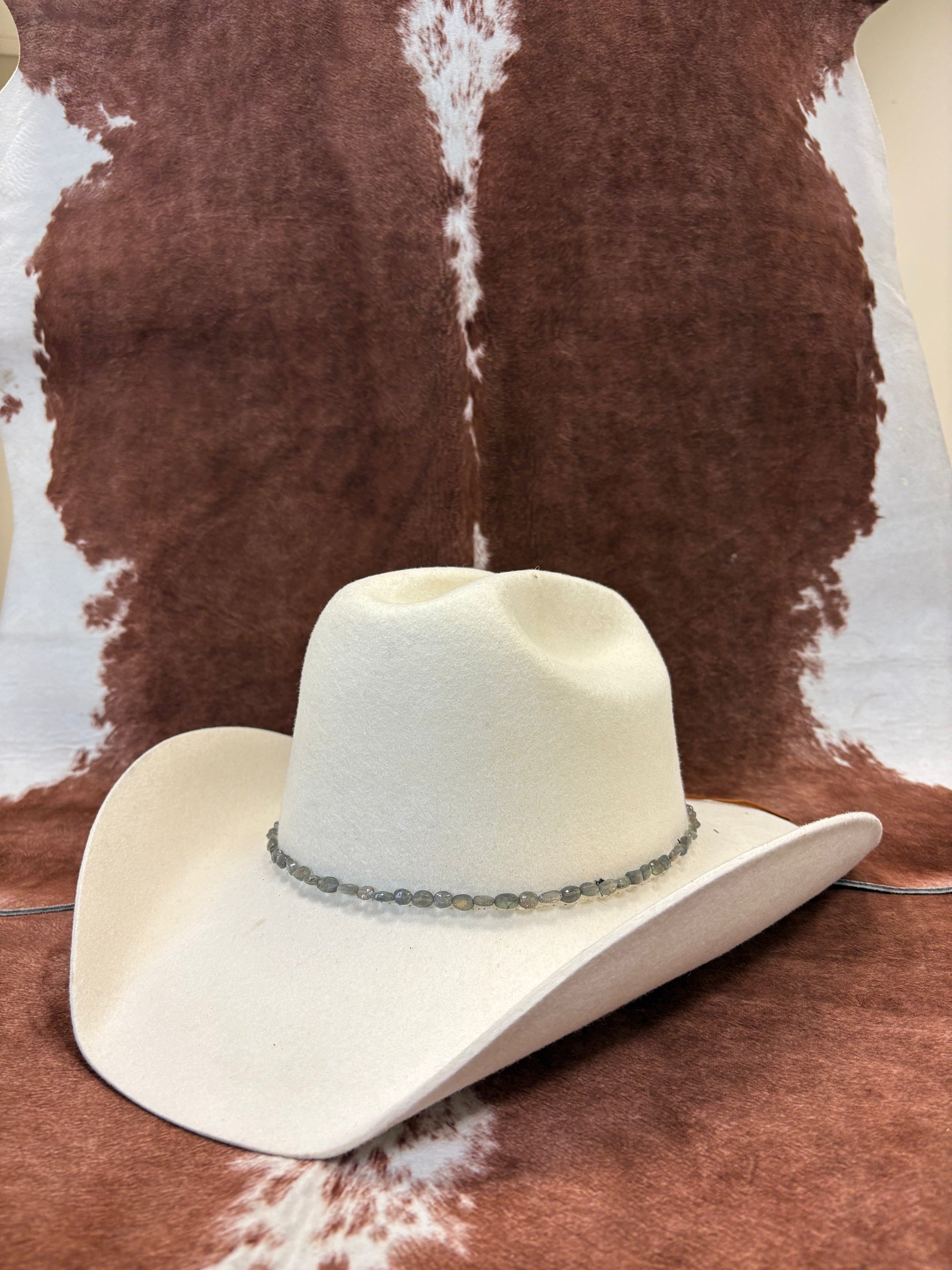 Gray Stoned Hat Band