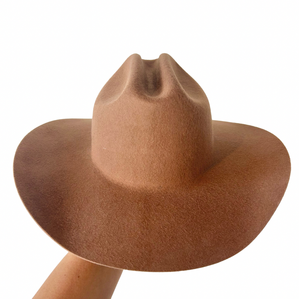 Tan Felt Cowboy Hat